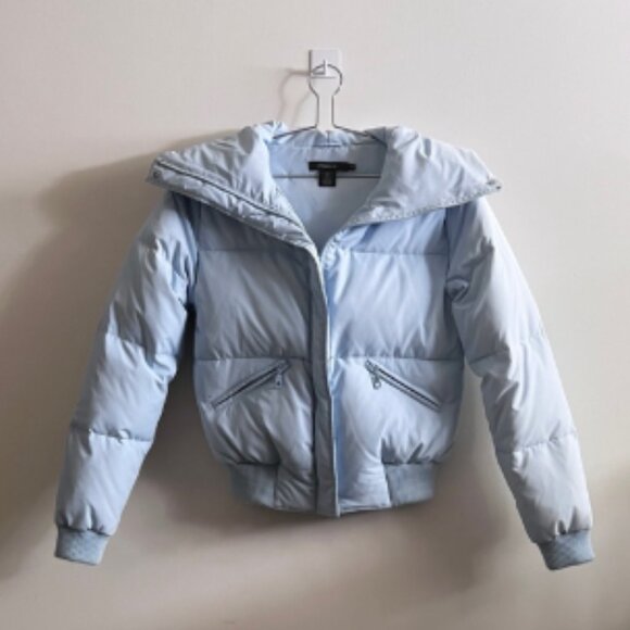 ARDEN B. PUFFER DOWN JACKET (BABY BLUE) - Picture 1 of 6